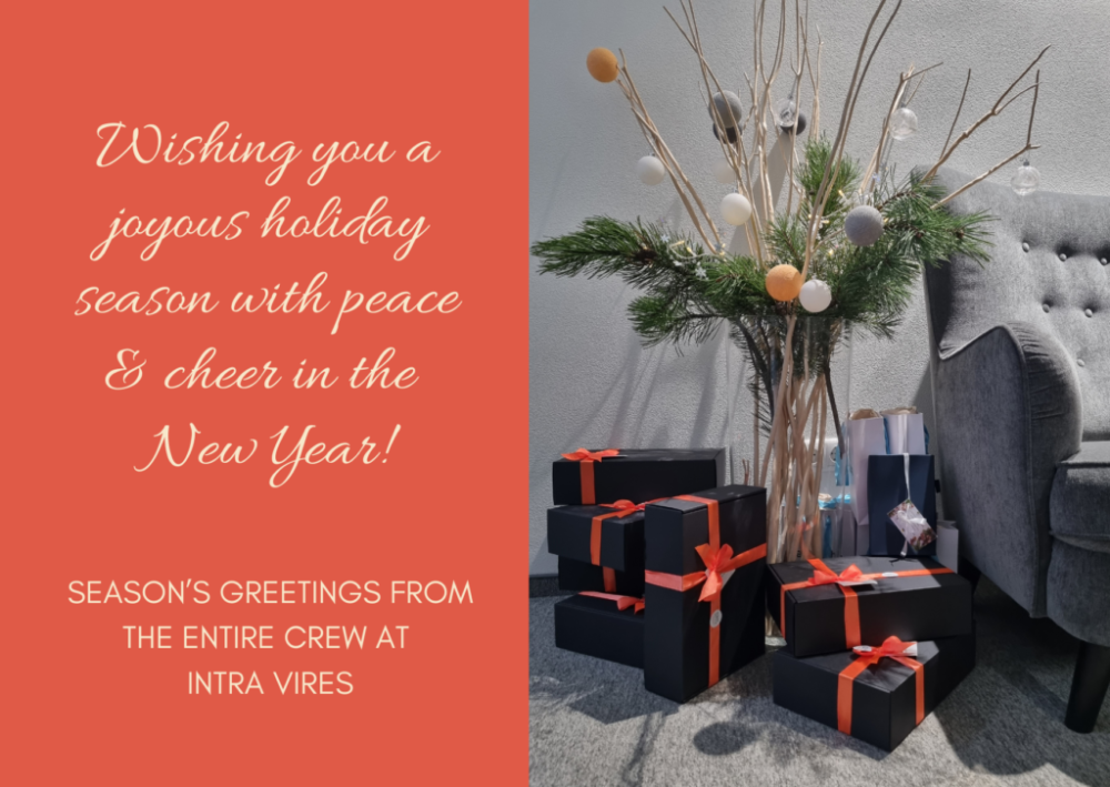 INTRA VIRES 2022 happy holiday